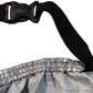 Cobertor para moto impermeable con agugeros de seguridad, color negro con blanco - The Gift Shop Costa Rica