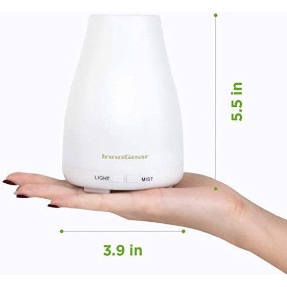Difusor InnoGear para aceite de aromaterapia, con luces led.