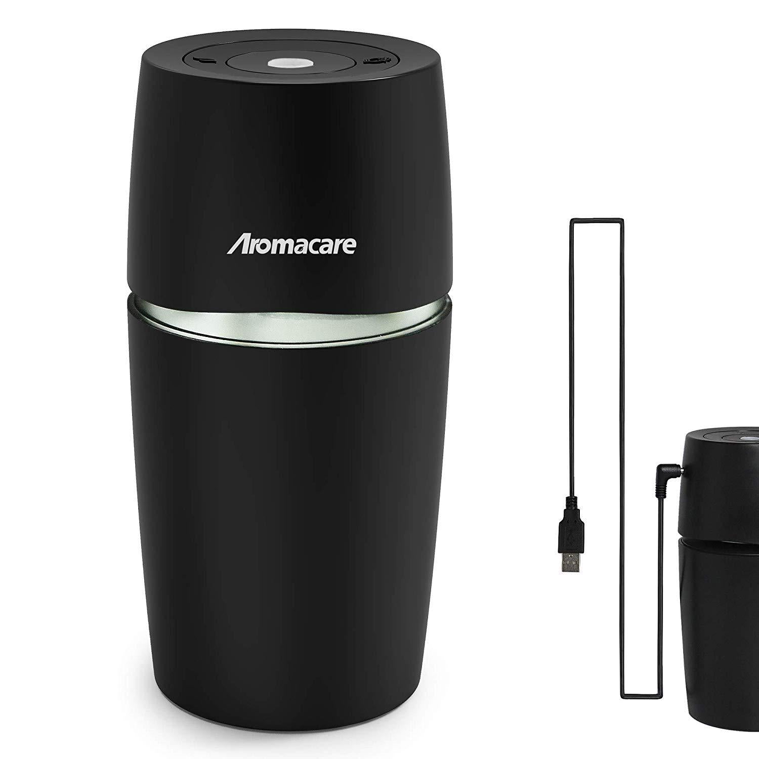 Difusor de aceite para carro con capacidad de 90ml, Aromacare. Color: Negro - The Gift Shop Costa Rica