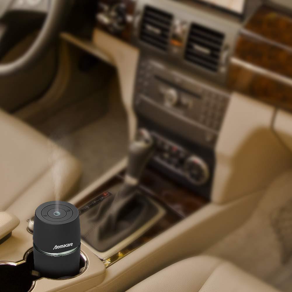Difusor de aceite para carro con capacidad de 90ml, Aromacare. Color: Negro - The Gift Shop Costa Rica