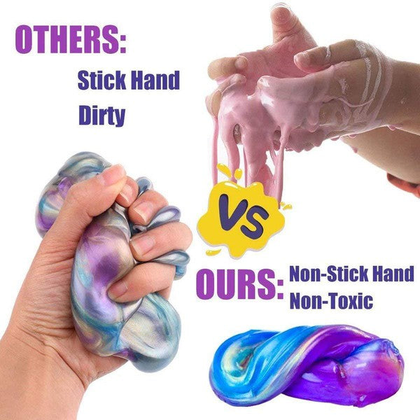 EASYCITY Fluffy Slime Huevo de pascua multicolor huevo oz