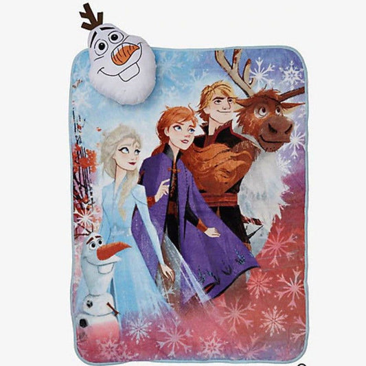 Set de cobija: Frozen con almohada Olaf.