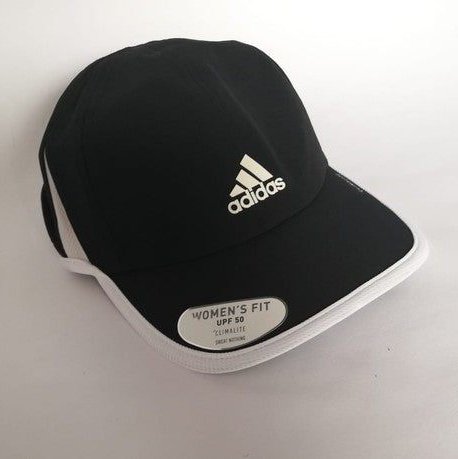 Gorra Adidas Superlite, color negro con blanco