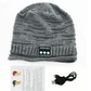 Gorro con audífonos integrados, varias funciones incluido bluetooth, color: Gris. - The Gift Shop Costa Rica