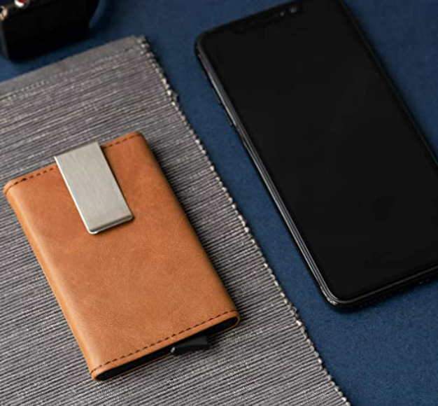 LUNGEAR - Tarjetero para hombre con protección RFID delgado para tarjetas - The Gift Shop Costa Rica