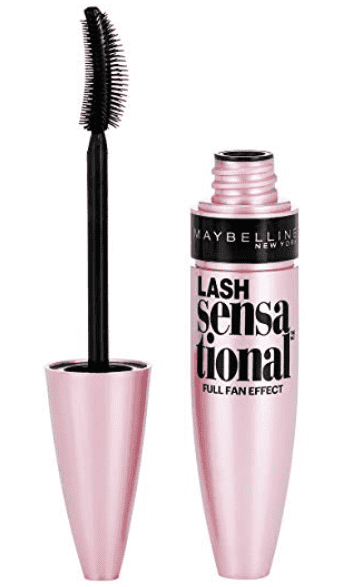 Mascara Maybelline Lash Sensational, Lavable, color: 253 Blackest Black - The Gift Shop Costa Rica