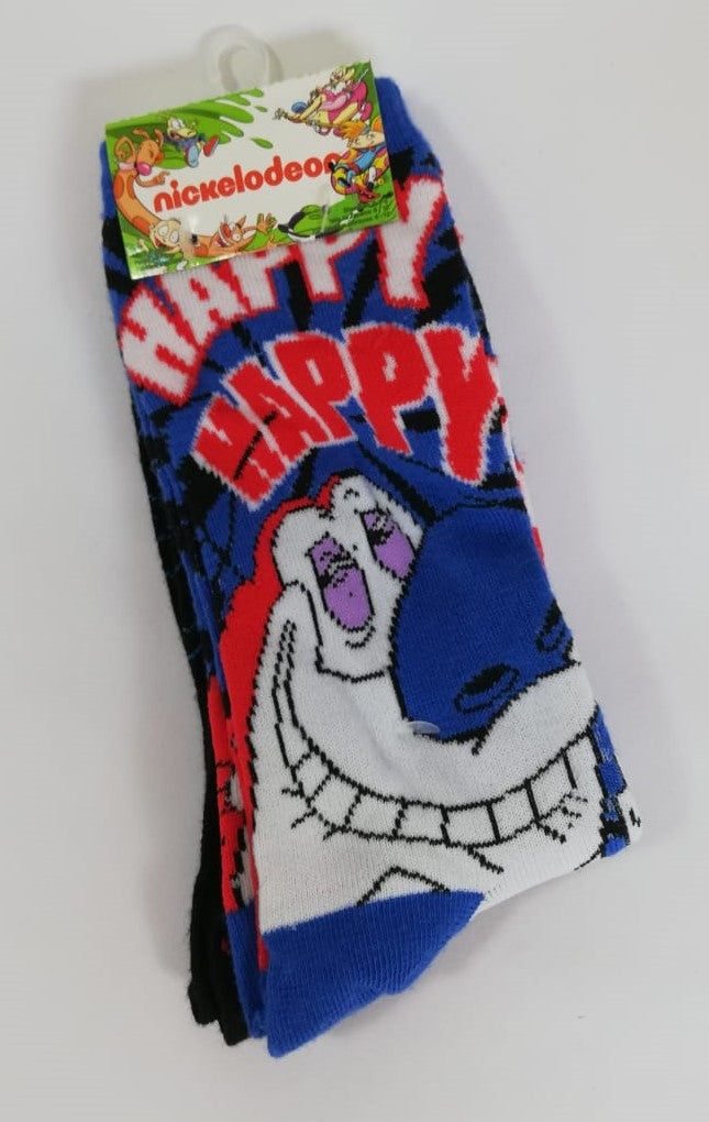 Medias de Niño - Nickelodeon - Rem & Stimpy (2 pares) - The Gift Shop Costa Rica