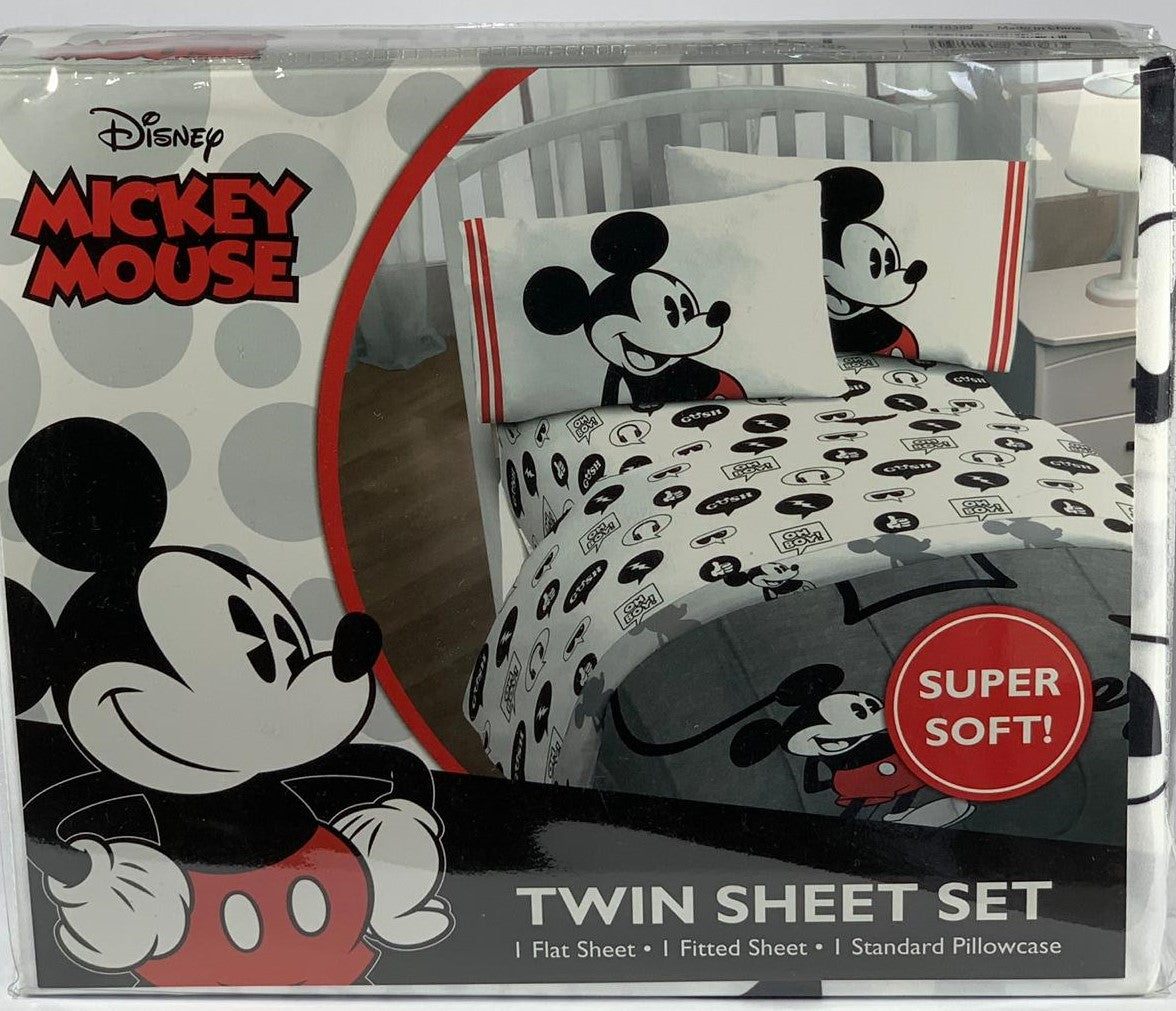 Set de sabanas individual de Mickey Mouse
