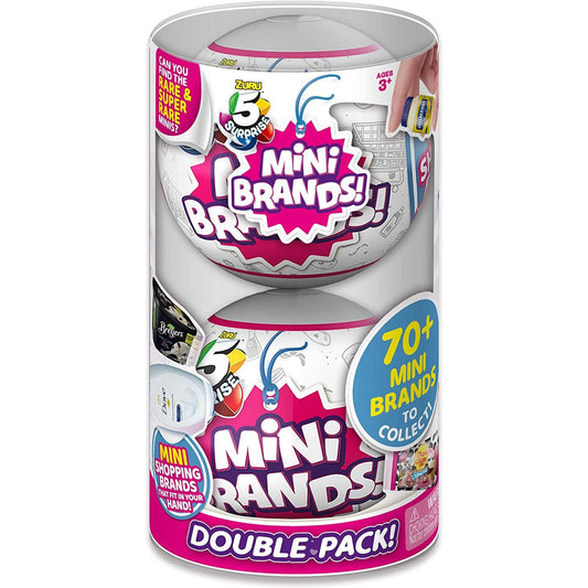 Mini brands: Paquete de 2 bolas con 5 sorpresas