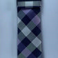 Corbata Nautica - Rombos - Azul, Blanco y Lila - The Gift Shop Costa Rica