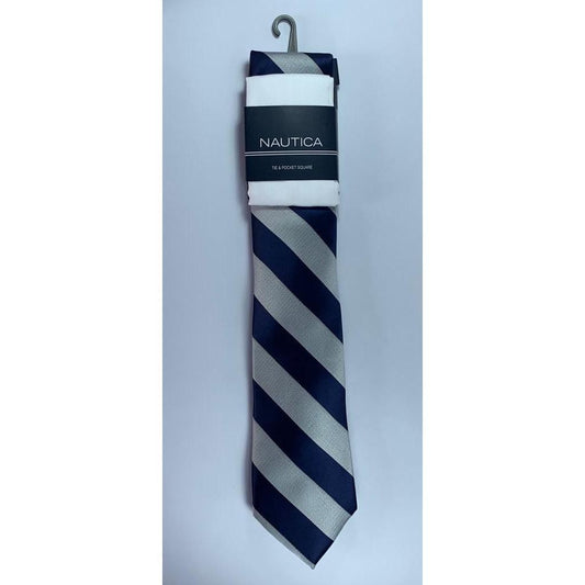 Corbata Nautica - Rayas - Azul y Gris - The Gift Shop Costa Rica
