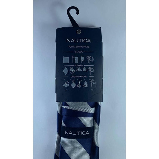 Corbata Nautica - Rayas - Azul y Gris - The Gift Shop Costa Rica