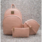 Bolso de espalda NF, 3 piezas, color Rosa - The Gift Shop Costa Rica