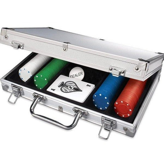 Set de póker, piezas en estuche aluminio