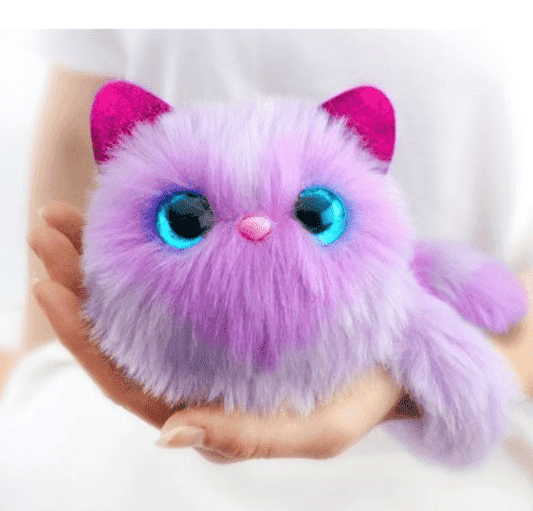 Pomsies Pet: Boots, 50 reacciones, incluye cepillo, color lila. - The Gift Shop Costa Rica