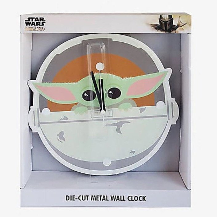 Reloj de pared inspiradado en Star Wars Mandalorian, Child