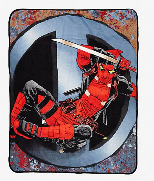 Cobija Marvel Pintura Deadpool