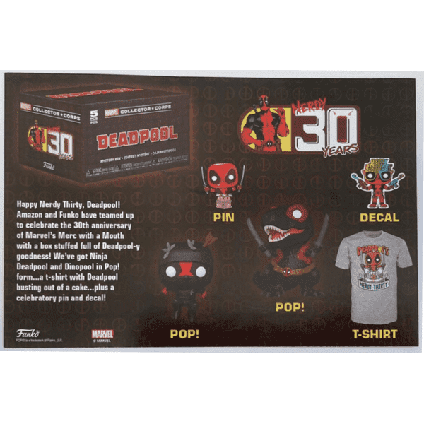 Marvel Deadpool Aniversario Caja Collectors Corps Marzo
