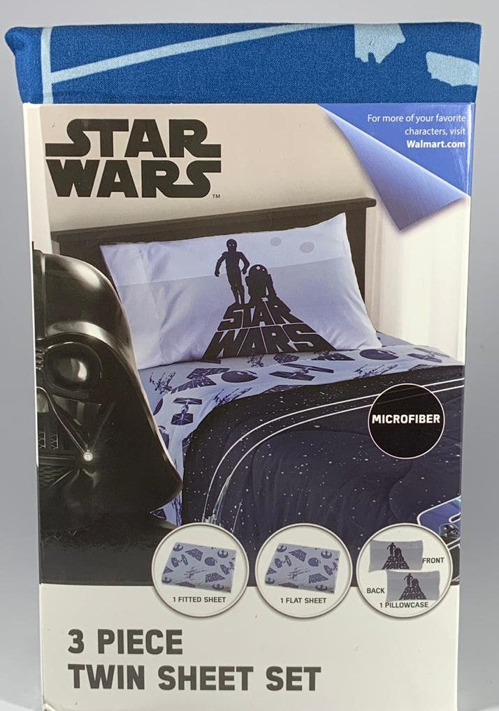 Set de Sabanas Star Wars individual, 3 piezas