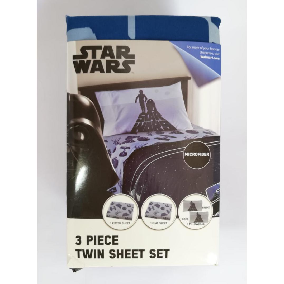 Set de Sabanas Star Wars individual, 3 piezas