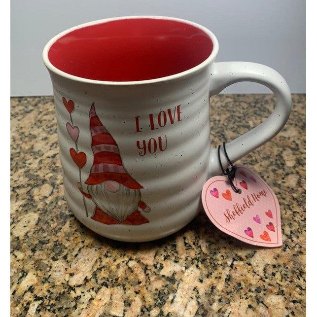 Taza jumbo blanca con knomo: love Te Amo