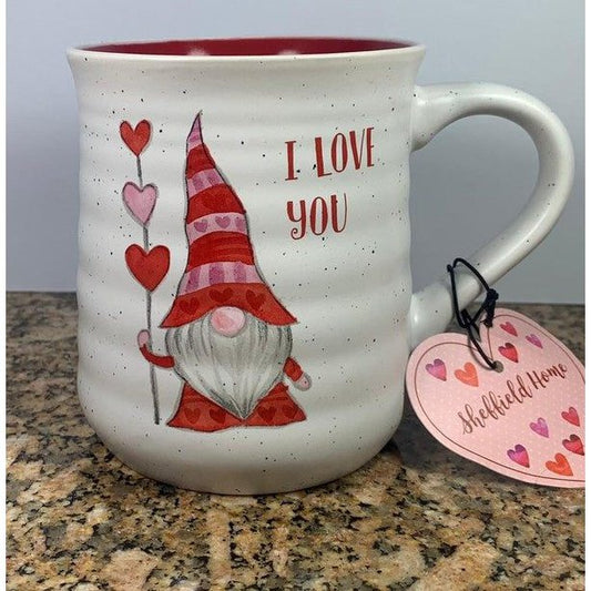 Taza jumbo blanca con knomo: love Te Amo