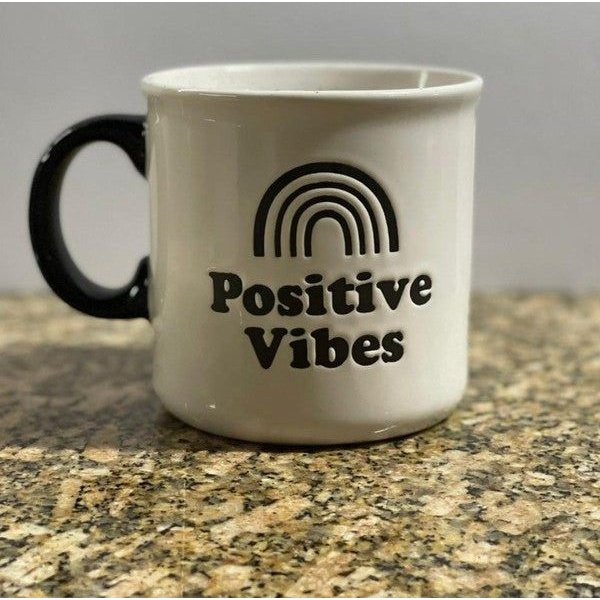 Taza jumbo: Positive Vibes.