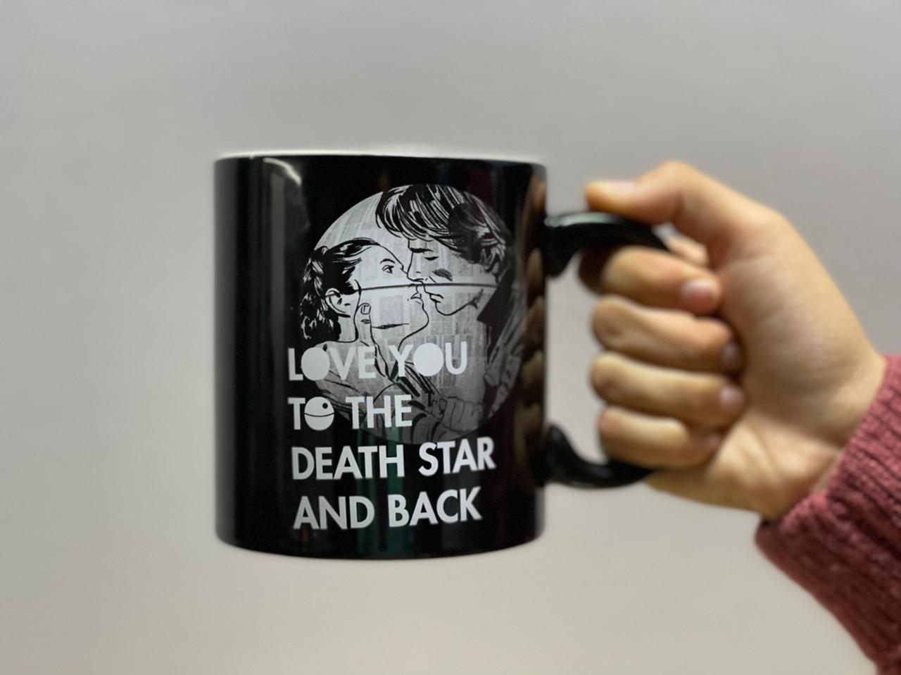 Taza Jumbo de Star Wars: Love you to the death star and back