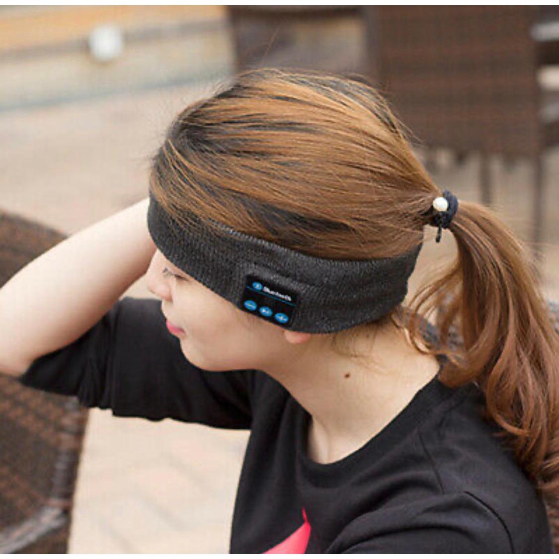 Vincha/Banda para hacer ejercicio con Bluetooth 5.0 - Gris Oscuro - The Gift Shop Costa Rica