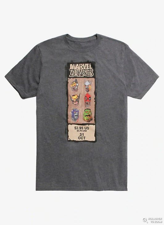T-Shirt Marvel Zombies Comic Label, talla S