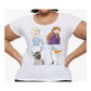 T-Shirt Disney Frozen Personajes Crop top
