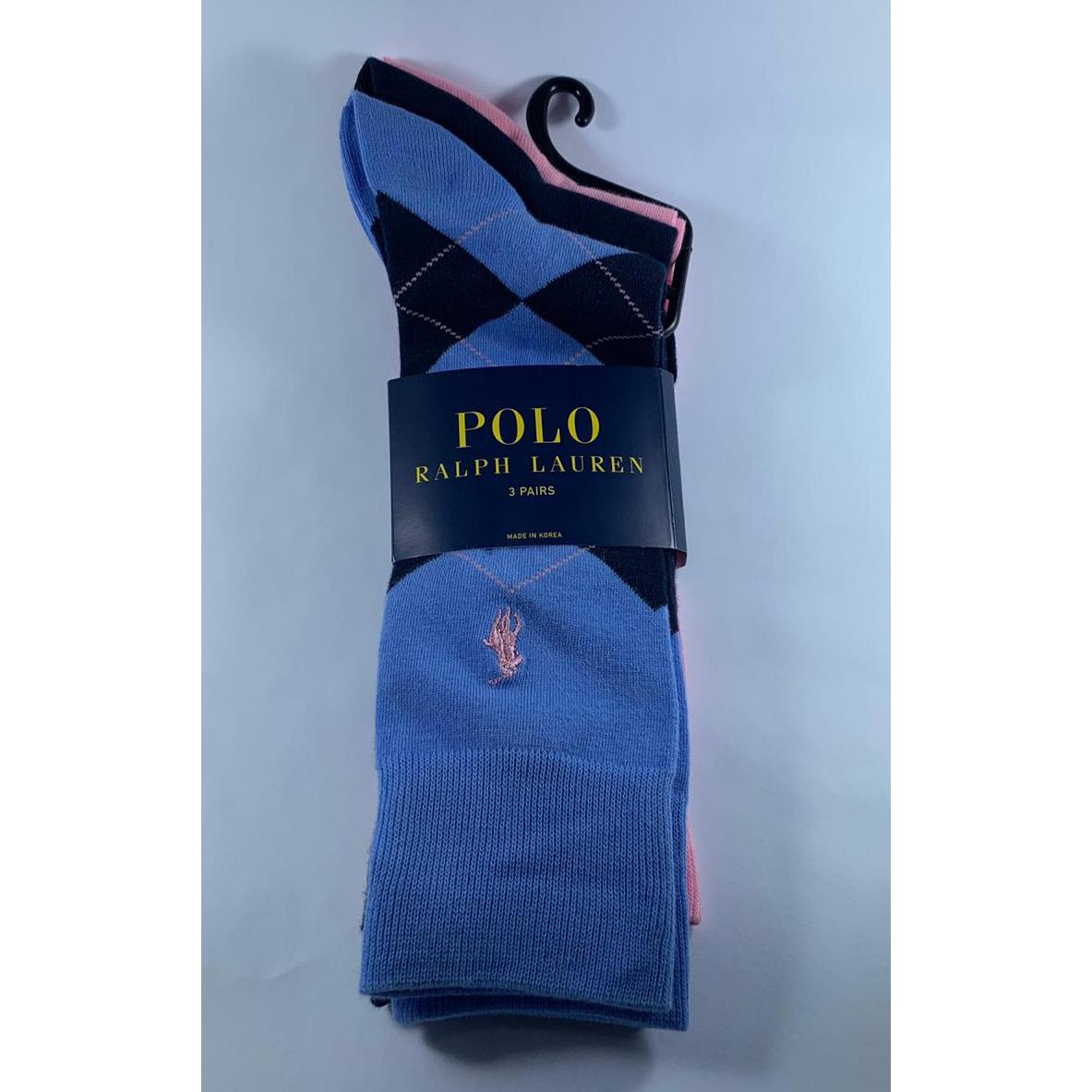 Medias Hombre - Polo - Color Celeste, Azul y Rosado - The Gift Shop Costa Rica