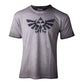 Camiseta Legend of Zelda (Oficial) - Silver Sequins - Color: Gris, Talla M - The Gift Shop Costa Rica