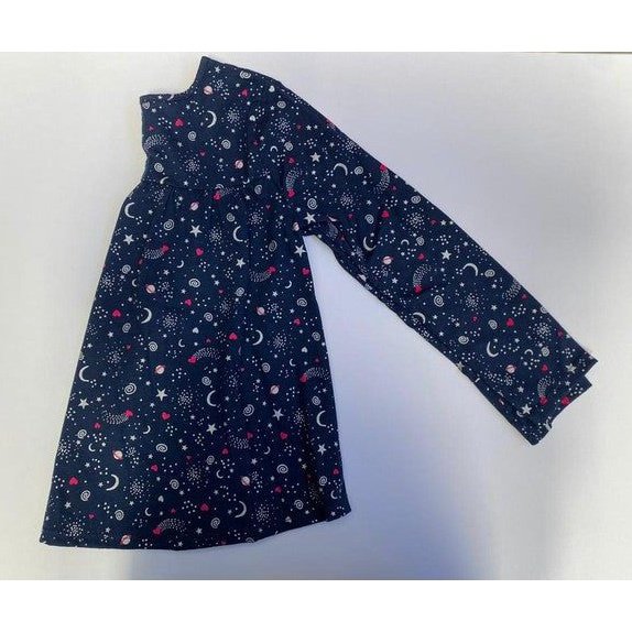 Blusa azul para niña.