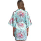Bata corta, estilo Kimono para mujer, con manga talla