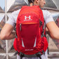 Mochila de viaje, Modelo Adventure, 45 L., color: Rojo con Naranja - The Gift Shop Costa Rica
