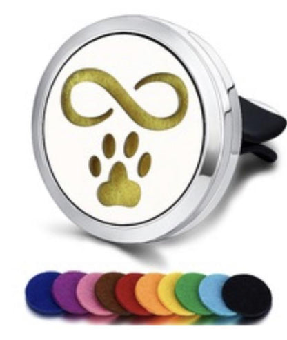 Ambientador para carro con 11 almohadillas intercambiables (No incluye fragancia) - The Gift Shop Costa Rica