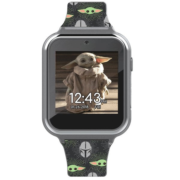 ***Resistente salpicaduras*** Smartwatch para Niños Star Wars Mandalorian El Niño Negro