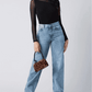 SHEIN - Body manga larga, color negro, talla: S