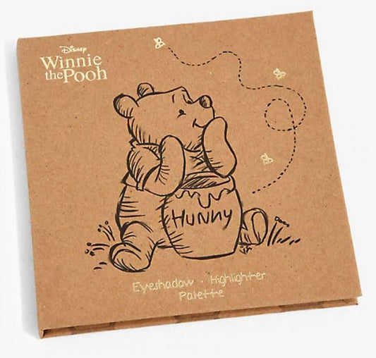 Paleta de sombras inspirada en Winnie the Pooh, en forma de panal de abejas.