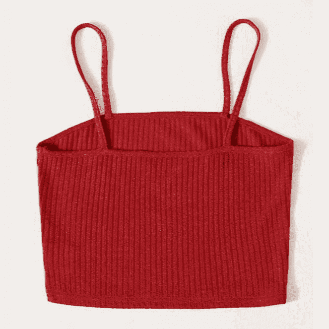 Crop top de tirantes.