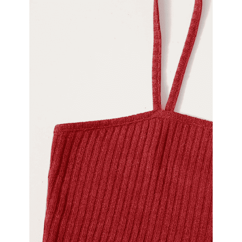 Crop top de tirantes.
