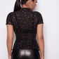 Blusa de transparencia.