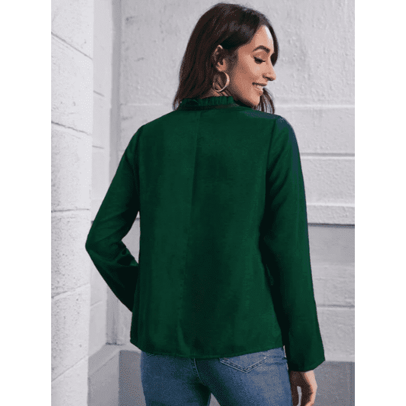 SHEIN Blusa con cordón